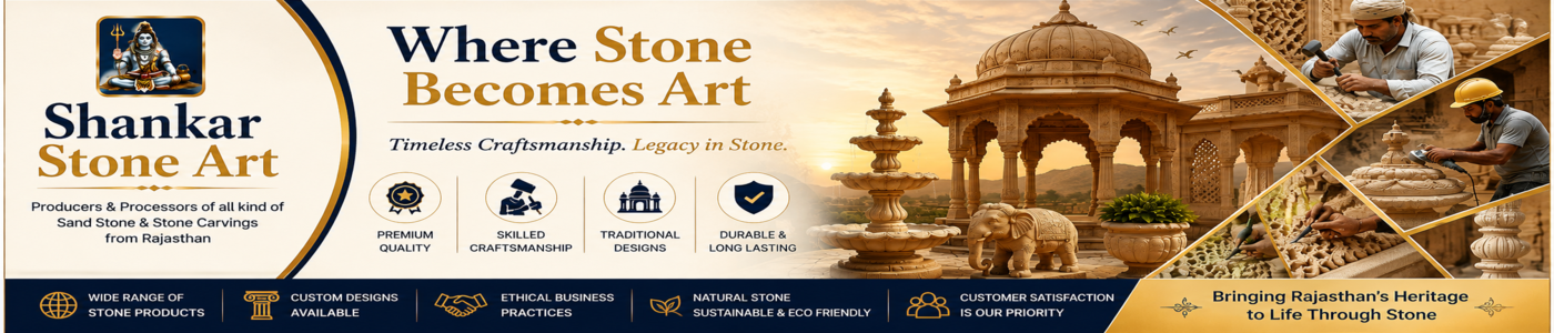 Shankar Stone Art is a manufacturer of stone and marble articles in sikandra dausa rajasthan india