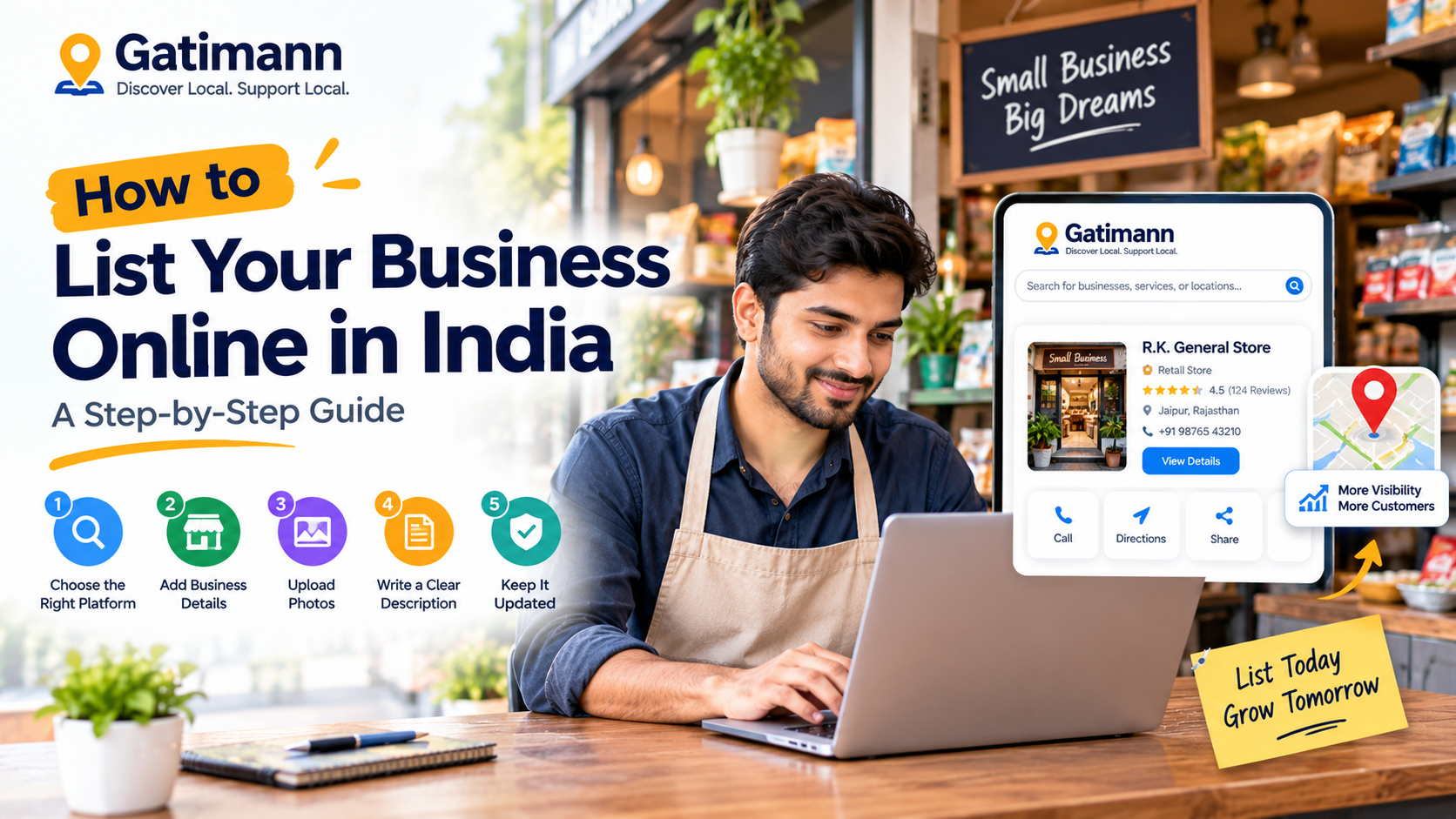 How to List Your Business Online in India: A Step-by-Step Guide