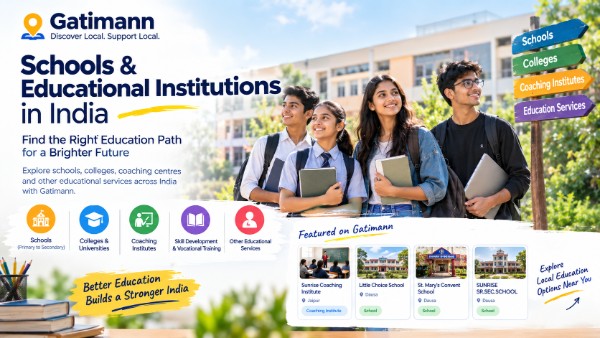 Schools & Educational Institutions in India: A Guide to Finding Schools and Coaching Institutes