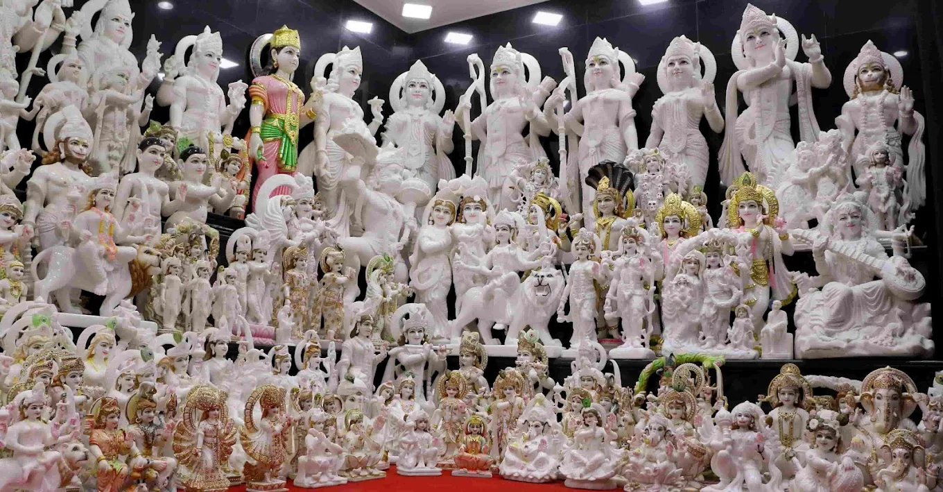raj marble moorti - statue and handicrafts manufacturer jaipur in Jaipur